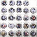 GENERIQUES JACQUES CHIRAC DE 1/24 A 24/24 CT BLANC